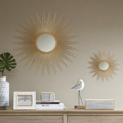 Sunburst Wall Decor Mirror