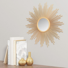 Sunburst Wall Decor Mirror