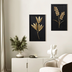 2-Piece Flower Bouquet Modern Wall Decor Set