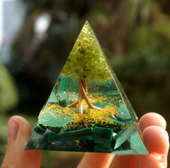 Crystal Pyramid Decoration