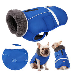 Designer Winter Dog coat - Reflective