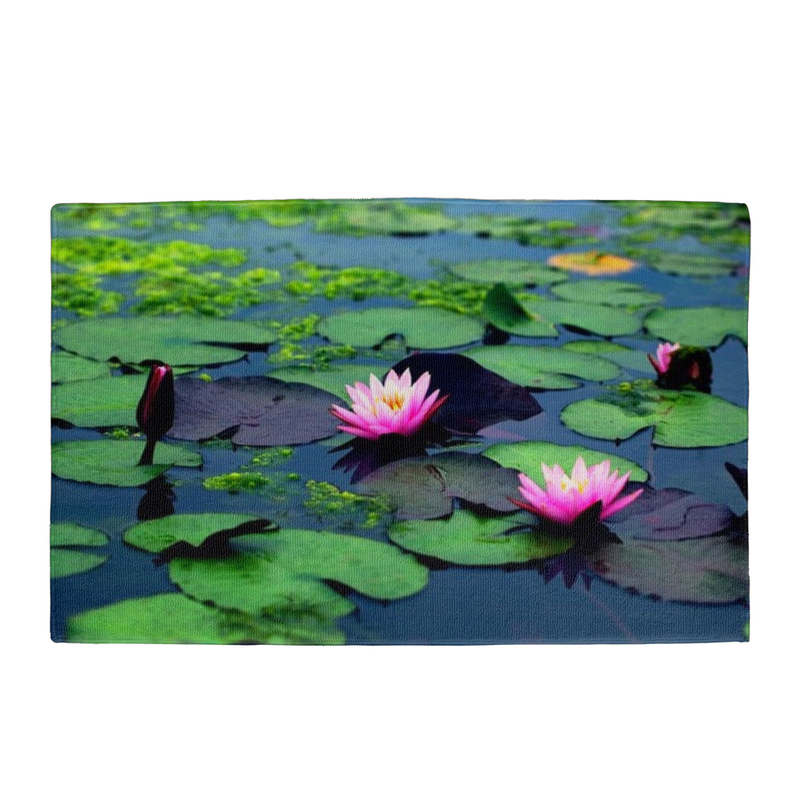 Water Lily Door Mat