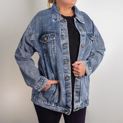 Foreign Born, U.S. Grown Oversized Women's Denim Jacket