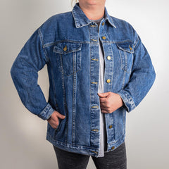 Foreign Born, U.S. Grown Oversized Women's Denim Jacket