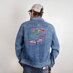 Foreign Born, U.S. Grown Oversized Men's Denim Jacket