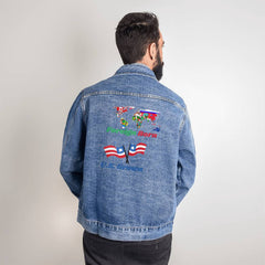 Foreign Born, U.S. Grown Oversized Men's Denim Jacket