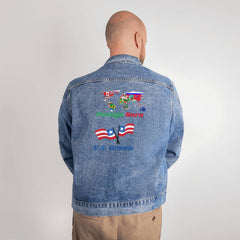 Foreign Born, U.S. Grown Oversized Men's Denim Jacket