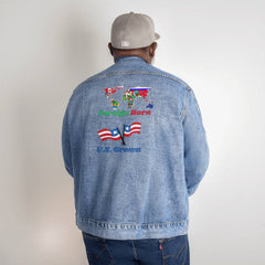 Foreign Born, U.S. Grown Oversized Men's Denim Jacket