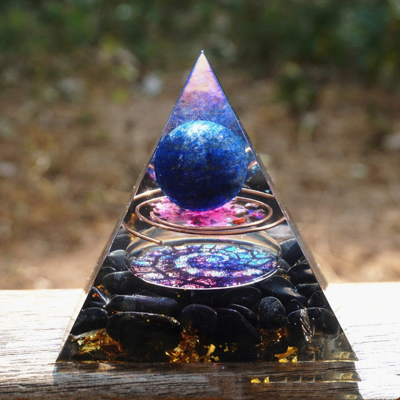 Crystal Pyramid Decoration